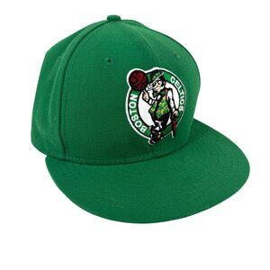 New Era 9Fifty Boston Celtics Green Snapback Hat Adjustable Cap Mens NBL